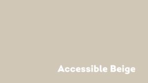 color swatch of Sherwin Williams Accessible Beige