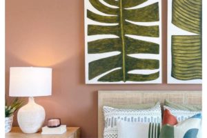 photo of a living room with walls painted sw moroccan spice
