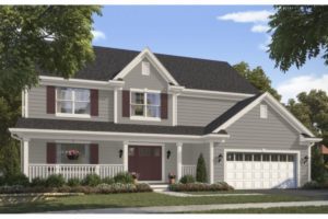 simulated image from sherwin williams color visualizer of exterior w/acier color scheme