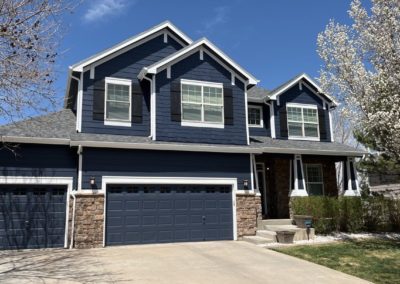 photo of exterior painting by kind home painting company