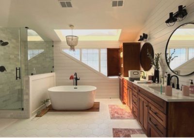image of nice bathroom painting