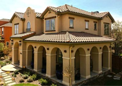 aerial photo of exterior painted by kind home