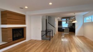 Photo of a painted interior in Sherwin Williams Snowbound