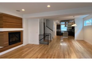 photo of interior painted in sw snowbound